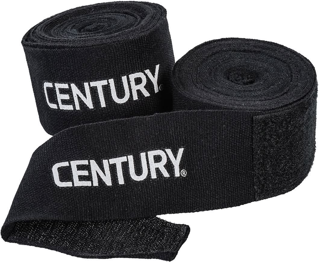Century 108'' Cotton Hand Wraps (Black)