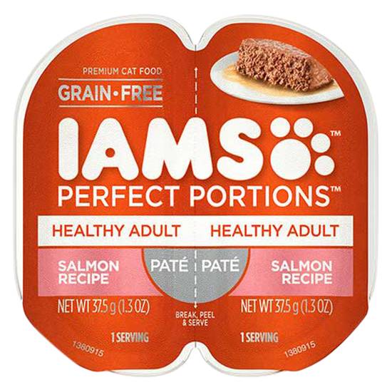Iams Perfect Portions Salmon Pate Adult Wet Cat Food 2.6oz