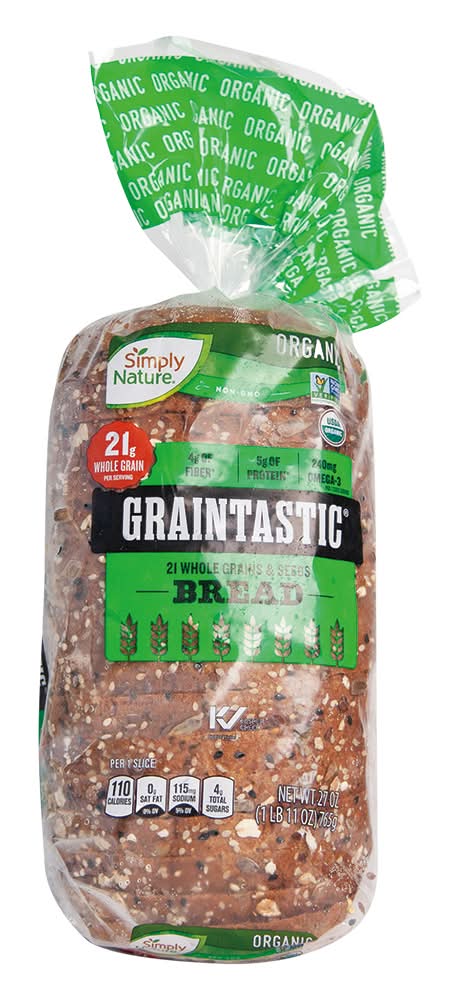 Simply Nature Graintastic Organic Bread (27 oz)
