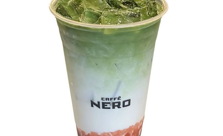 Iced Strawberry Vanilla Matcha