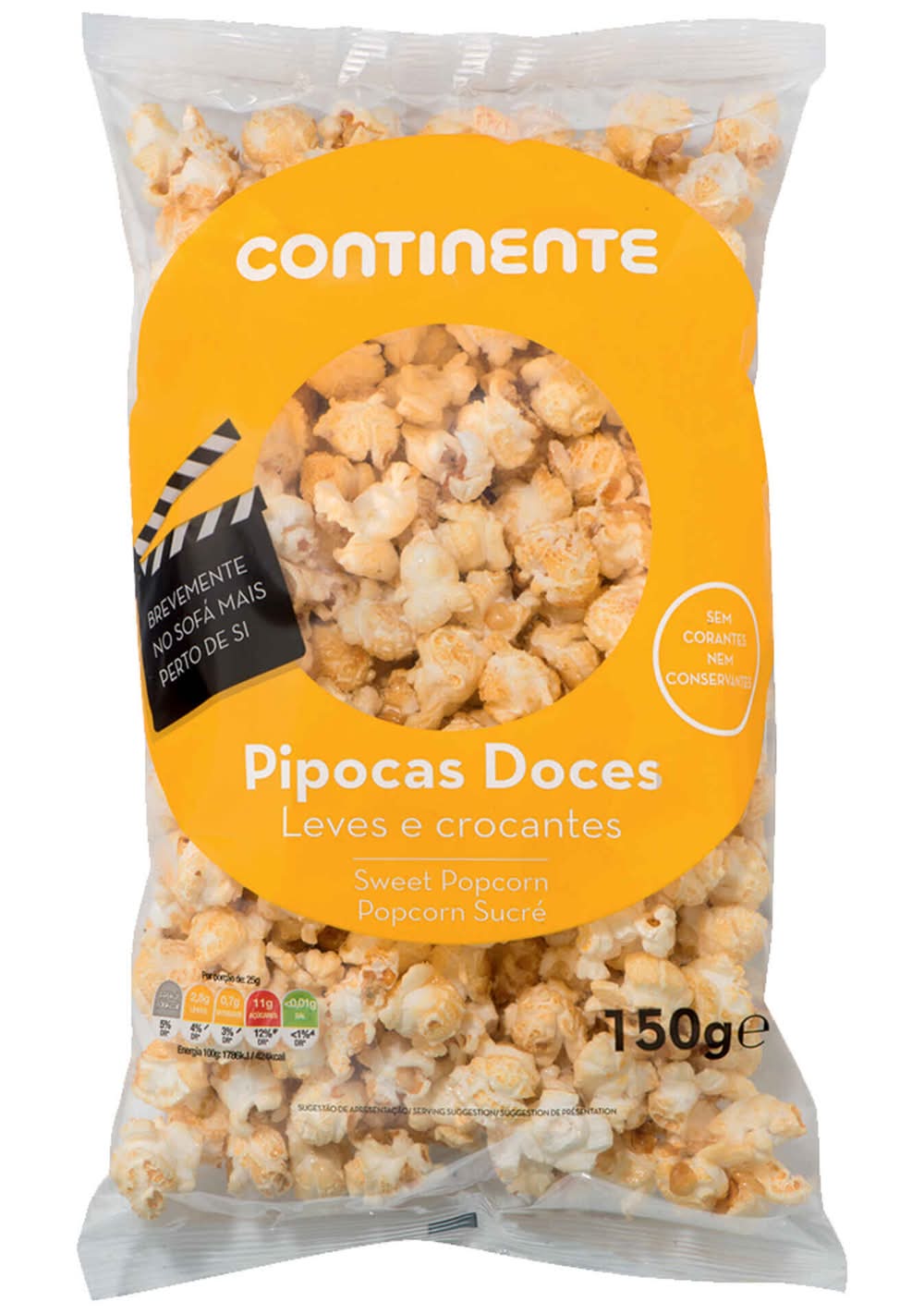 Pipocas Doces Continente (emb. 150 gr)