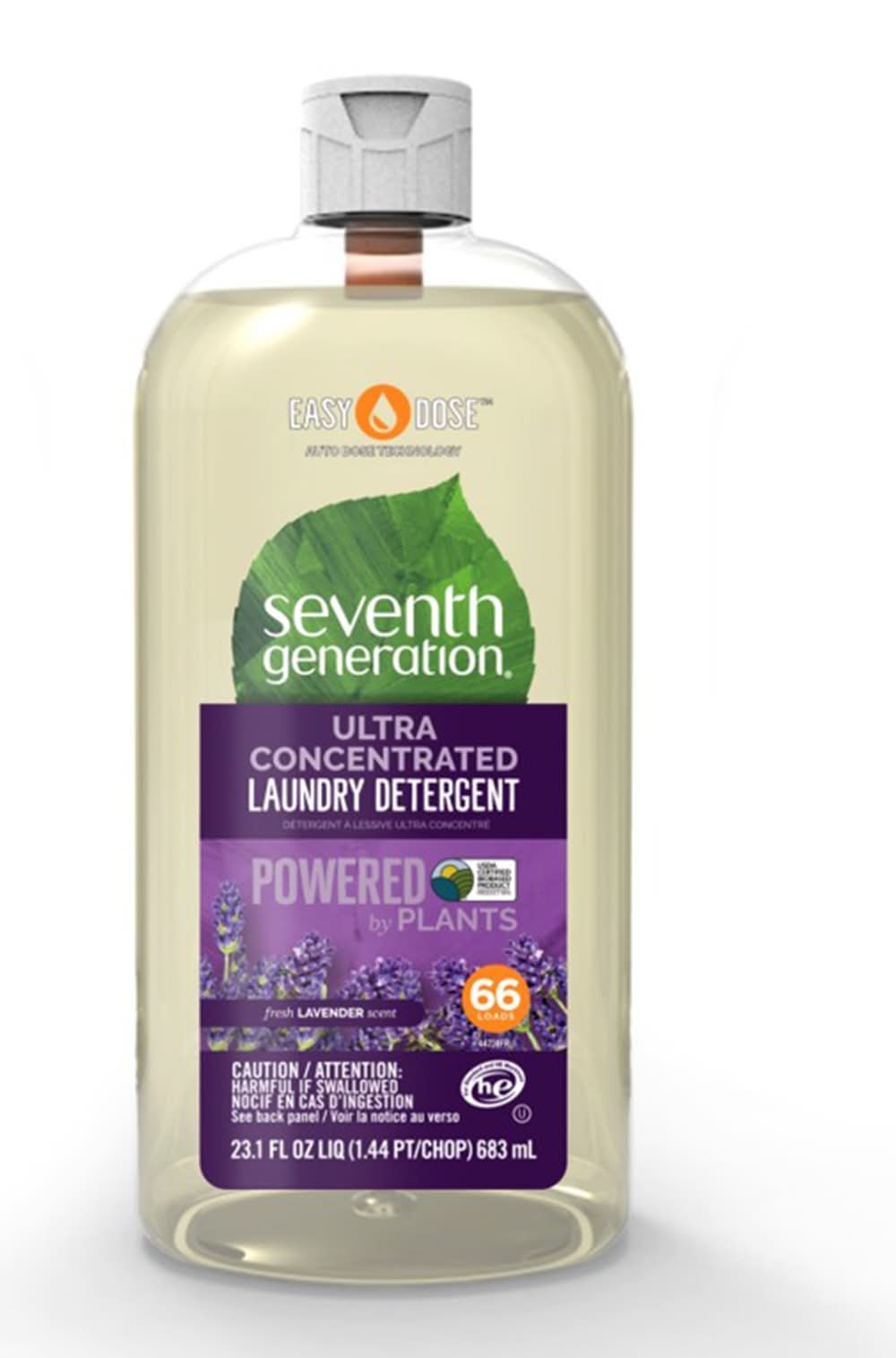 Seventh Generation Easy Dose Lavender Scent Laundry Detergent (23.1 fl oz)