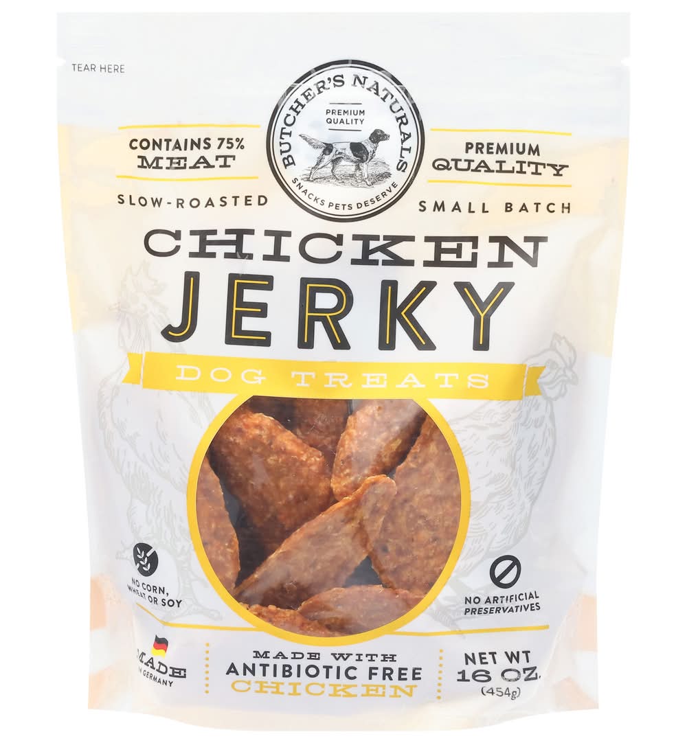 Butcher's Naturals Chicken Jerky Dog Treats (16 oz)