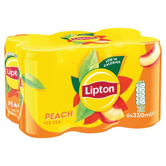 Lipton Peach Ice Tea (6 pack, 330 ml)