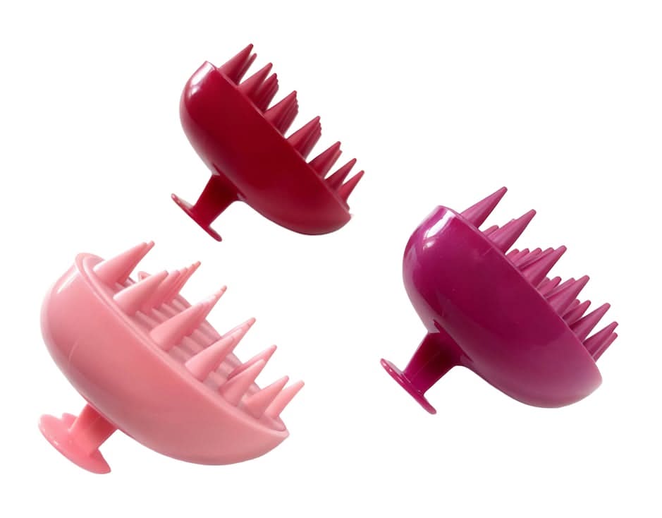 Heart-shaped Scalp Massager, Assorted Colors, 1-ct.