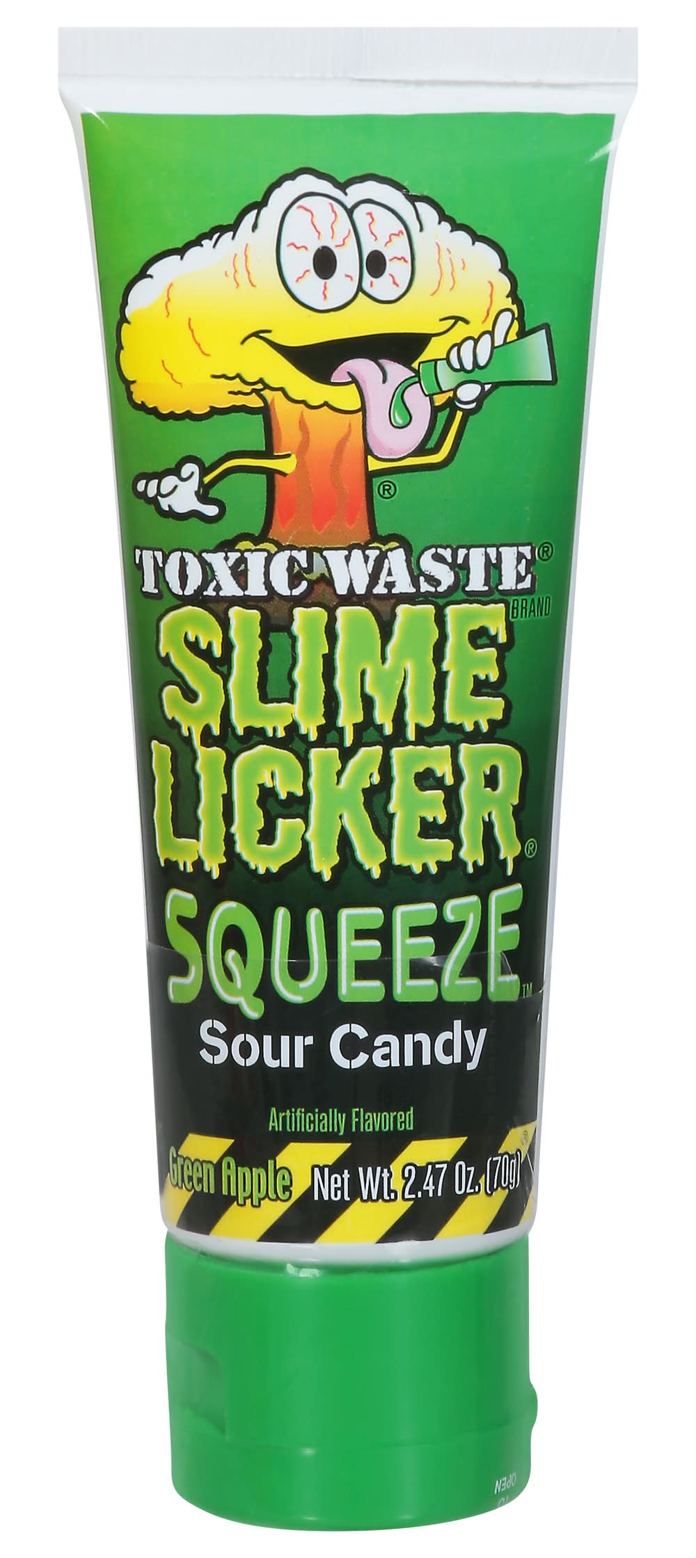 Toxic Waste Slime Licker Squeeze Sour Candy, Blue Razz (2.47 oz)