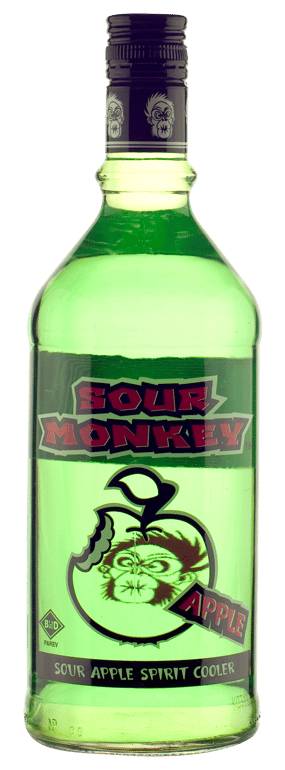 Sour Monkey Sour Apple Spirit Cooler 750ml