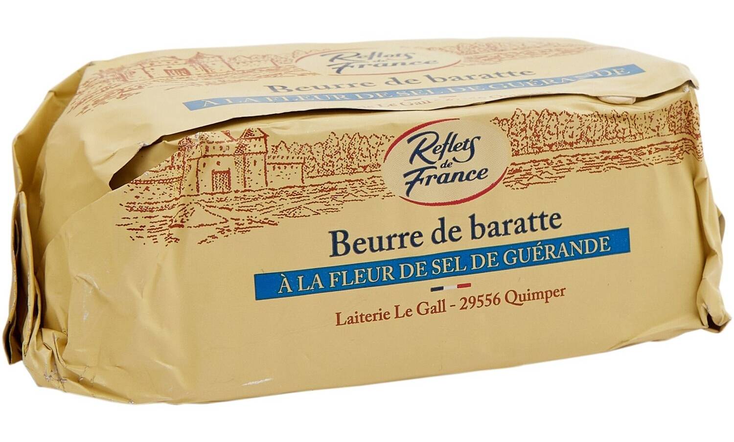 Reflets de France - Beurre de baratte à la fleur de sel de guérande (250g)