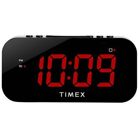 Timex Alarm Clock With Large Display & 5w Usb Charging Port