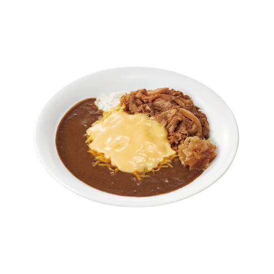 チーズ牛カレー Beef Stock & Pork Curry Rice w/ Beef & Cheese