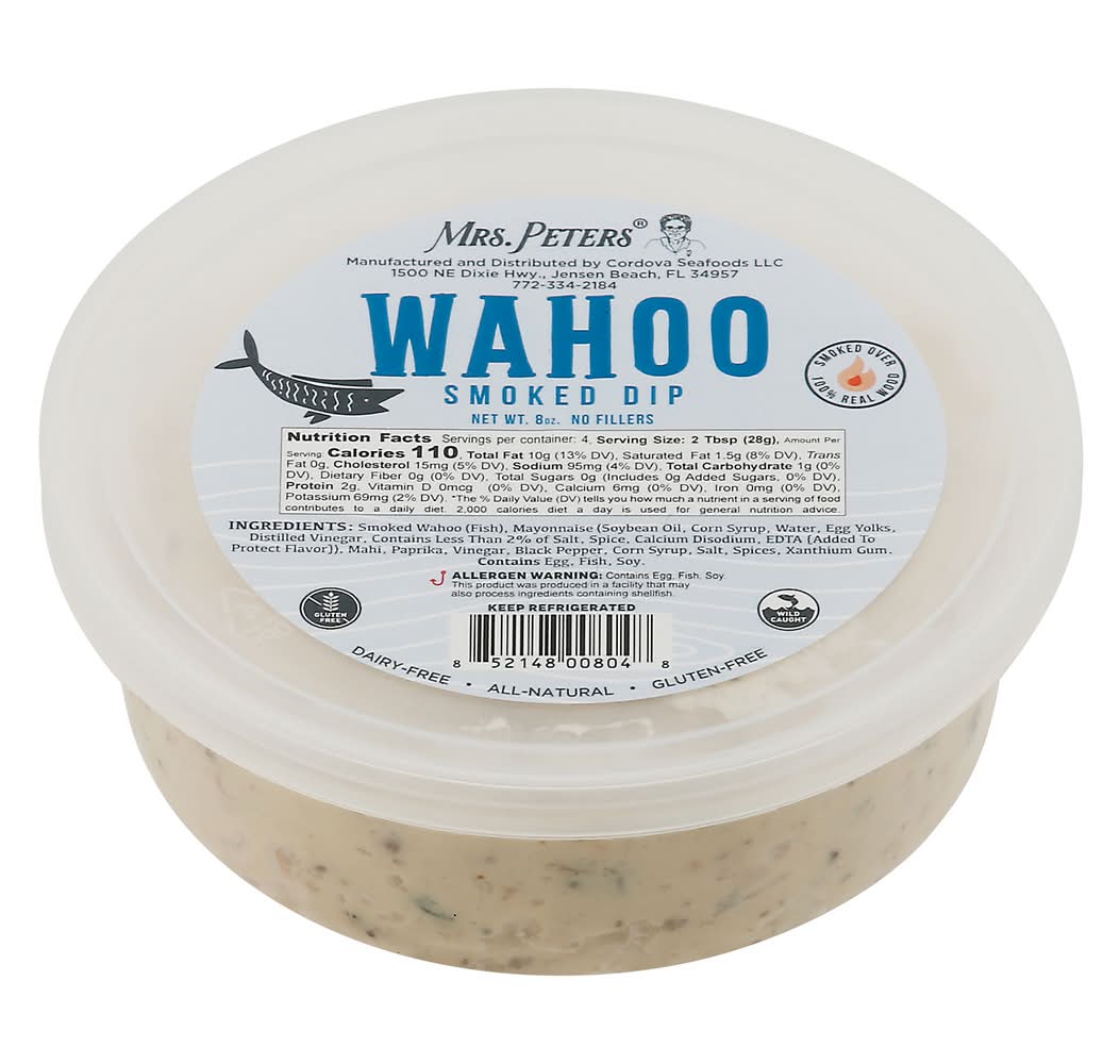 Mrs. Peters Smoked Wahoo Dip (8 oz)