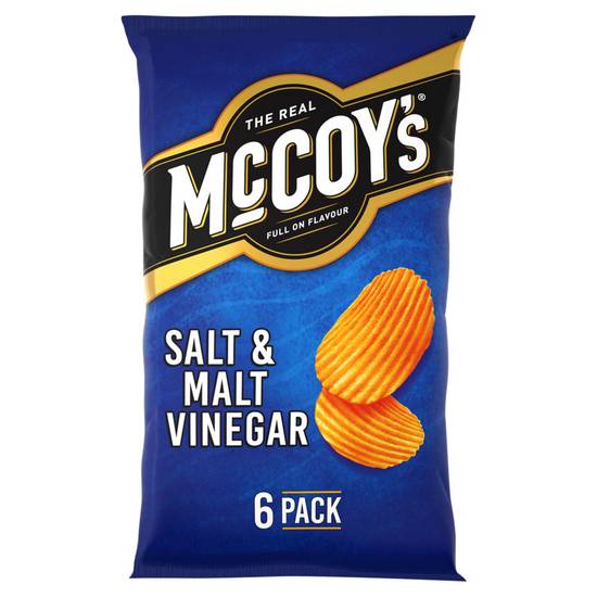 McCoy's Salt & Malt Vinegar Multipack Crisps 6 Pack