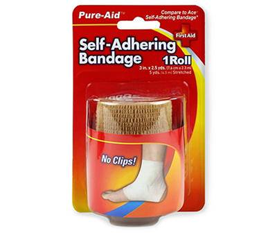 Pure Aid Self-Adhering Bandage (3 in x 2.5yds)
