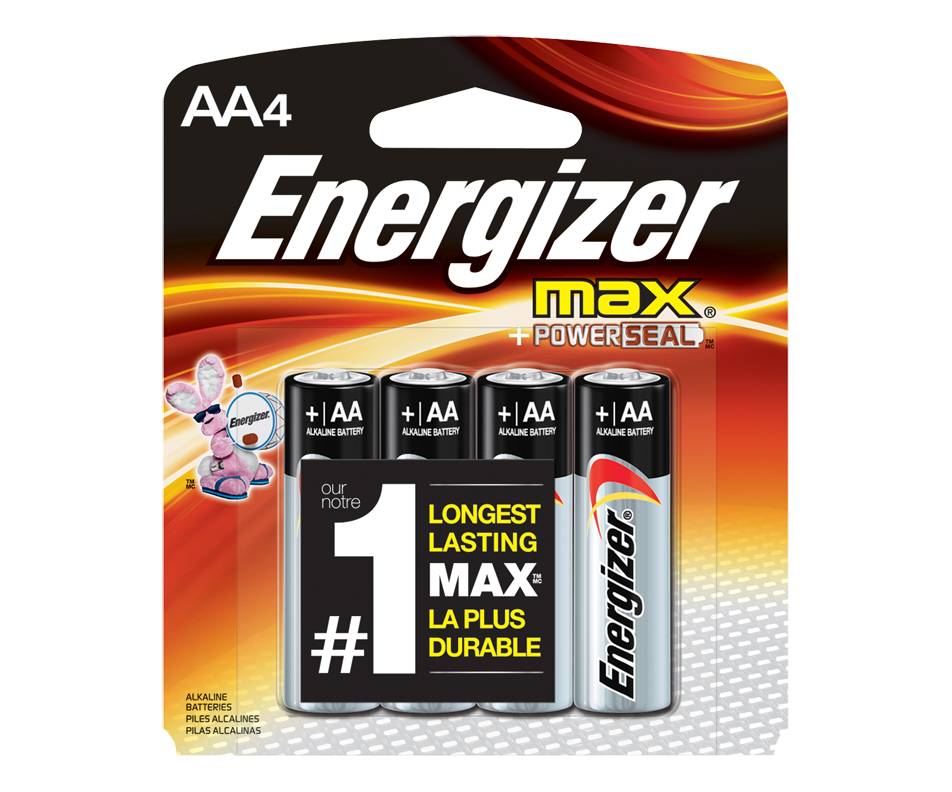 Energizer piles aa4 (4 unités)