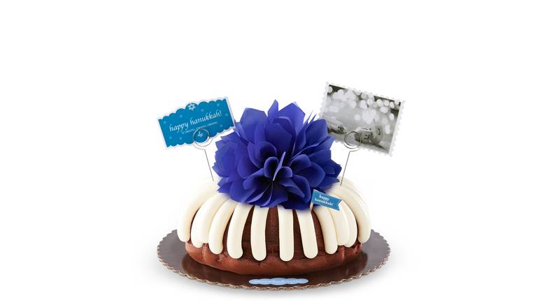 Happy Hanukkah 10" Decorated Bundt Cake