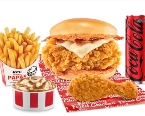 MegaCombo Chipotle Bacon Burger+Pieza