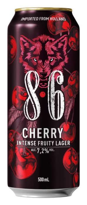 8.6 - Bière blonde fruitée intense, cerise (500ml)