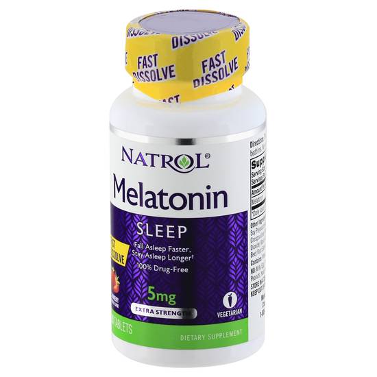 Natrol Strawberry Flavor Melatonin Sleep Supplement (90 ct)