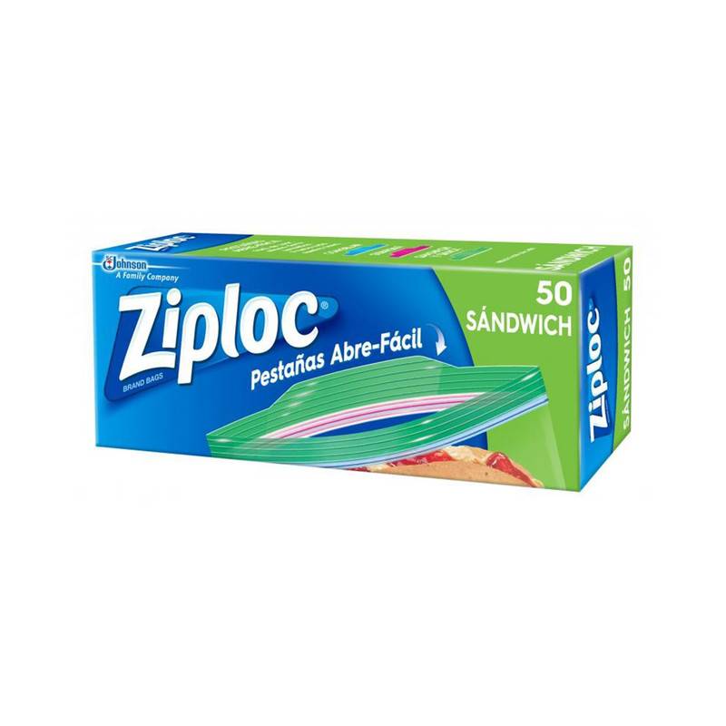 Bolsa Sándwich Ziploc Caja 50 Uds 50 Uds