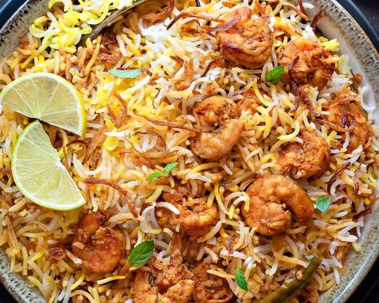 Prawns and Kingklip Biryani
