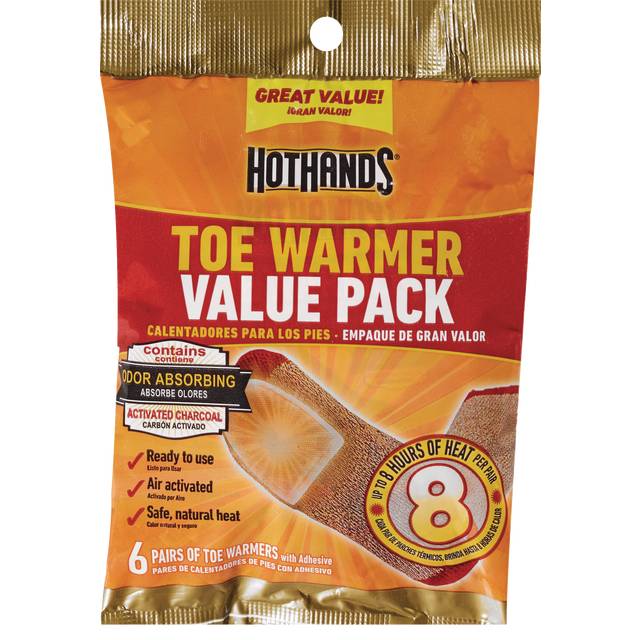 Hothands Toe Warmer With Adhesive Value pack