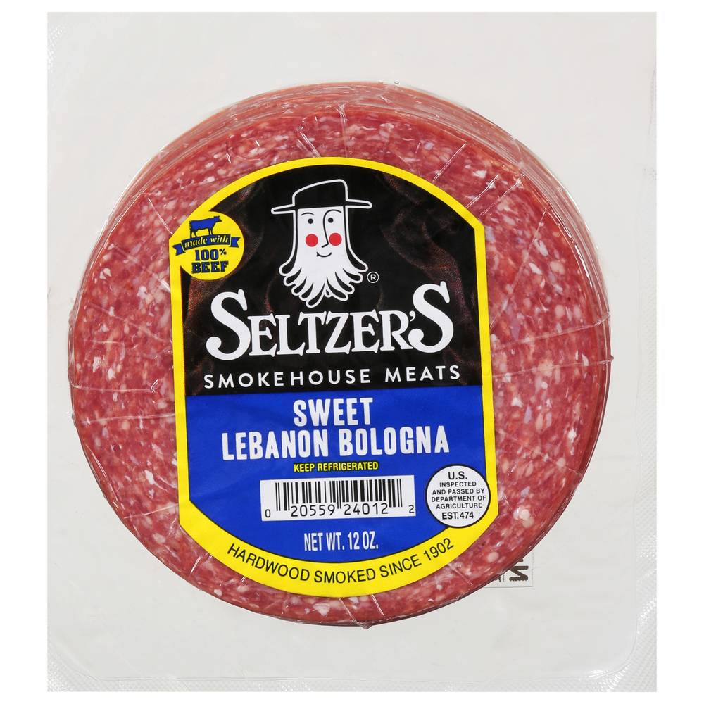 Seltzer's Naturally Wooden-Smoked Sweet Lebanon Bologna (12 oz)