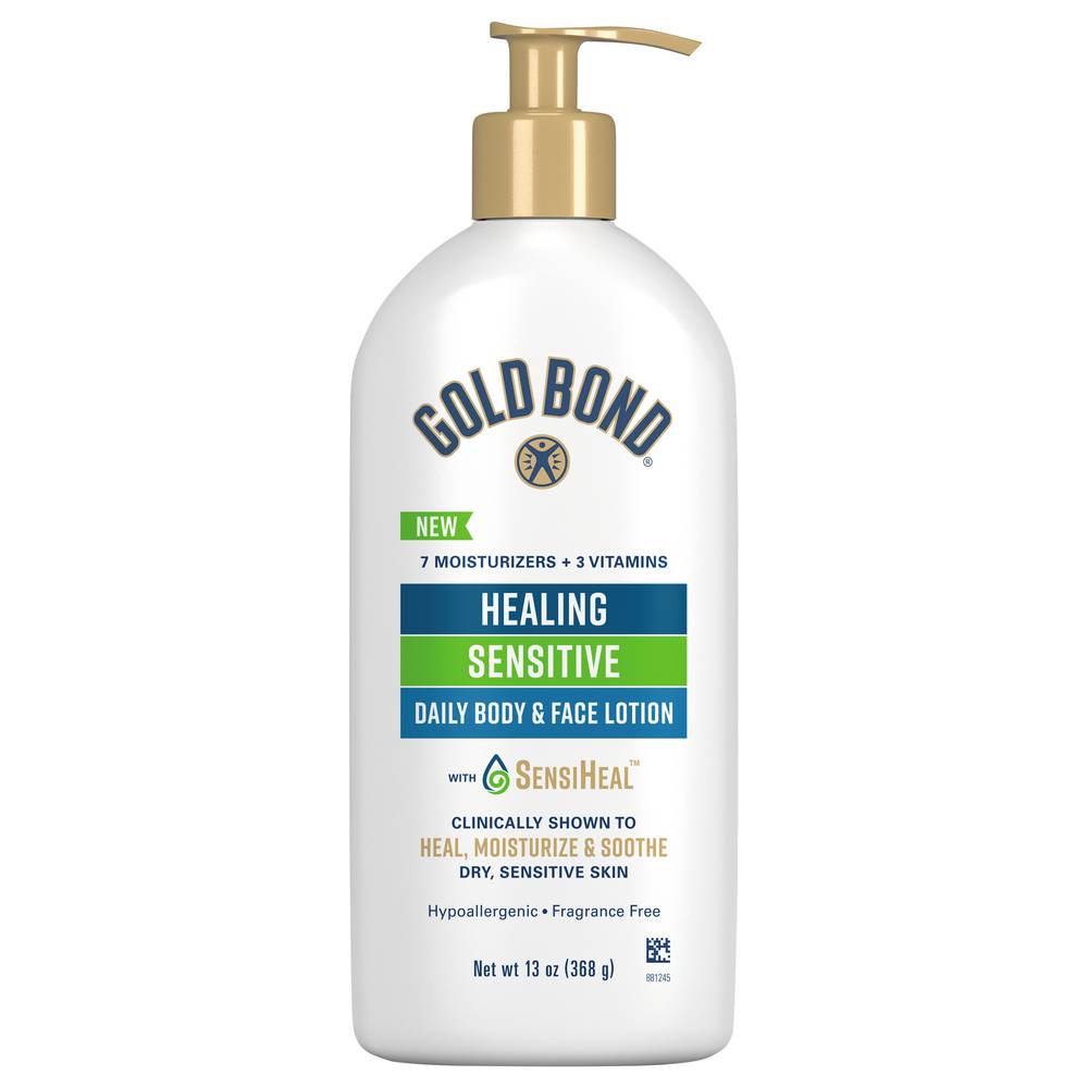 Gold Bond Healing Sensitive Daily Body & Face Lotion (13 oz)