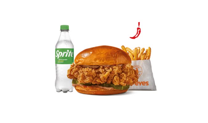 Menú The Chicken Sandwich Picante