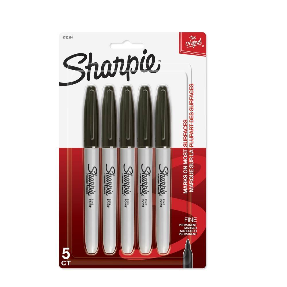 Sharpie Fine Point Marker Set (5 ct)