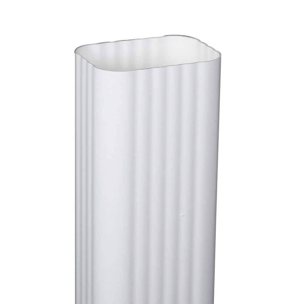 Amerimax Traditional Vinyl 15.188-in White Downspout Extension | M0594HP