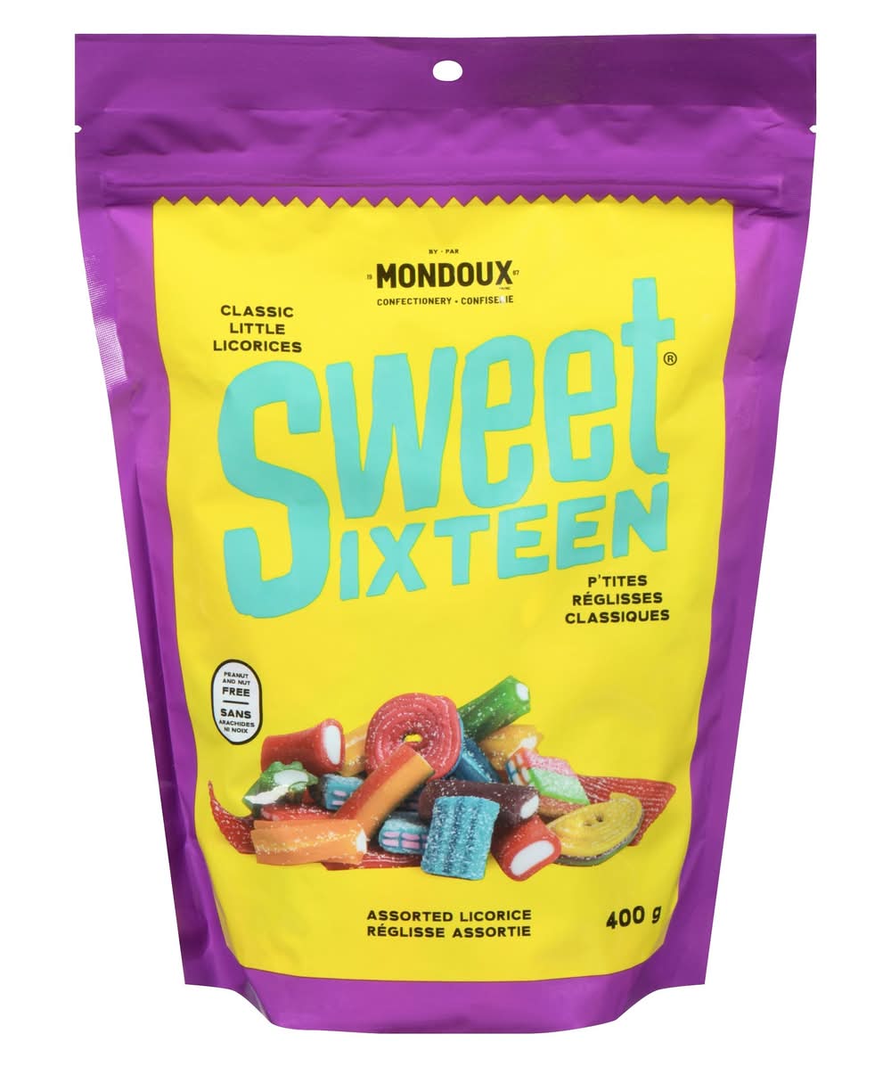 Sweet sixteen bonbons à la réglisse - licorice candies (assorti)