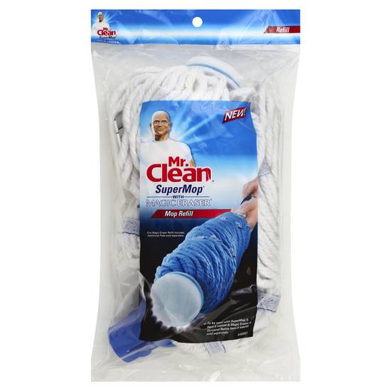 Mr. Clean Supermop Refill With Magic Eraser
