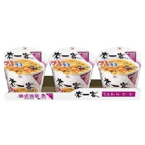 統一來一客杯麵－韓式泡菜風味67g*3入