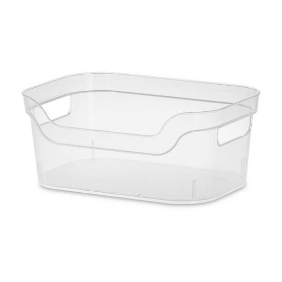 Sterilite Small Storage Bin Plastic, Clear 