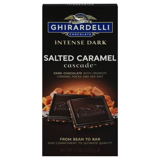 Ghirardelli Salted Caramel Cascade Intense Dark Chocolate (3.5 oz)
