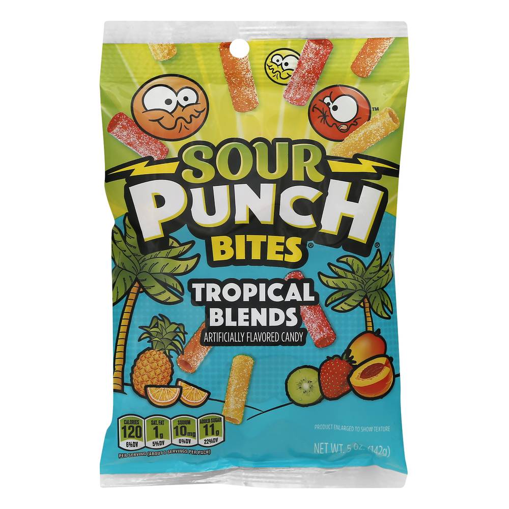 Sour Punch Bites Tropical Blends Candy (5 oz)