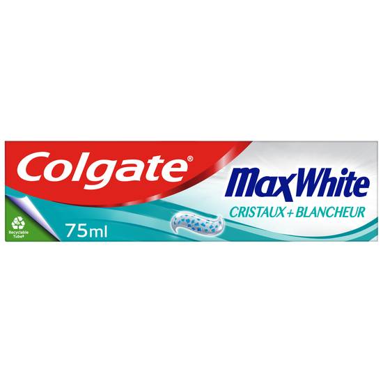 Colgate - Max white dentifrice cristaux blancheur