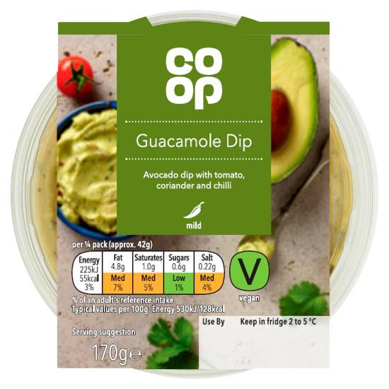 Co-op Guacamole Dip (170g)