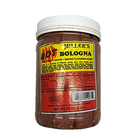 Miller's Hot Bologna (smoked)