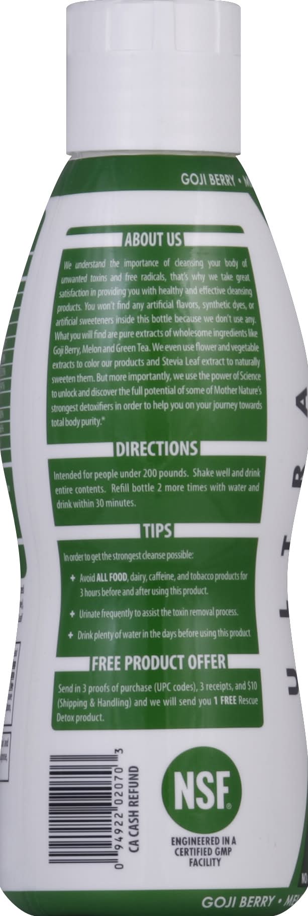 tobacco detox products Rescue Detox Green Tea Ice Herbal Supplement - Delivery in Under an Hour |  Tea