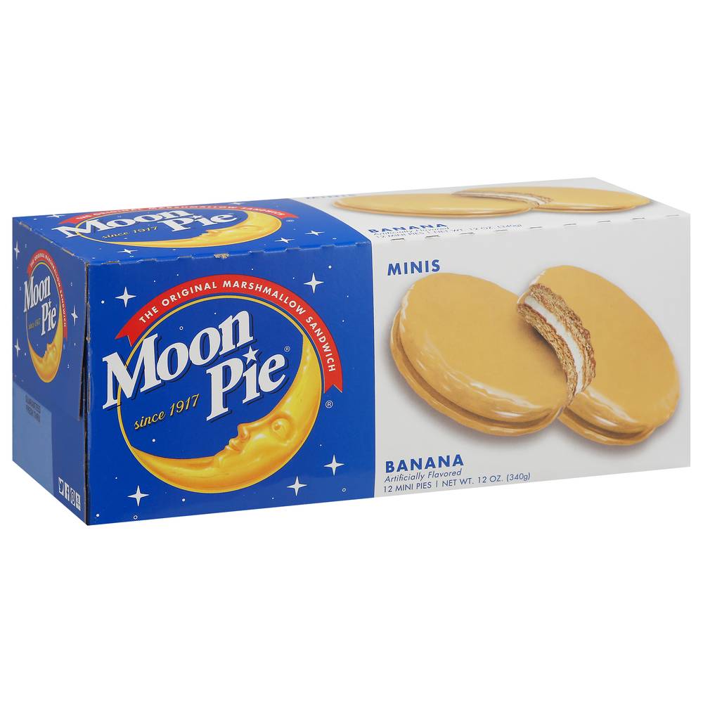 Moon Pie Minis Banana Marshmallow Sandwiches (12 ct)