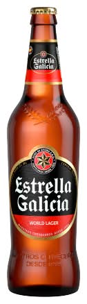 Estrella Galicia Cerveza Lager Beer (660ml)