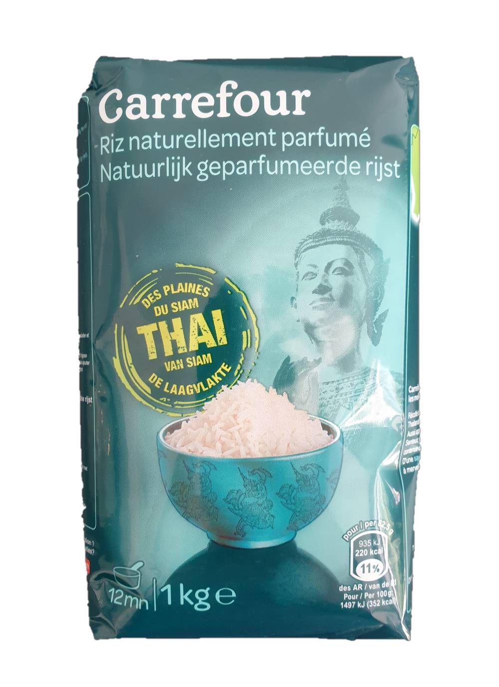 Carrefour - Riz thaï long grain naturellement parfumé (1kg)