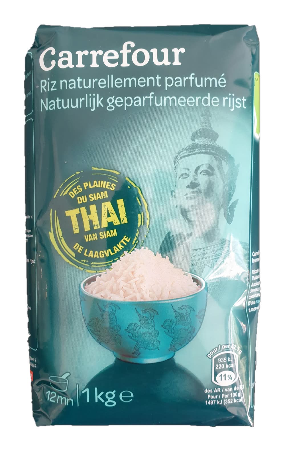 Carrefour - Riz thaï long grain naturellement parfumé (1kg)
