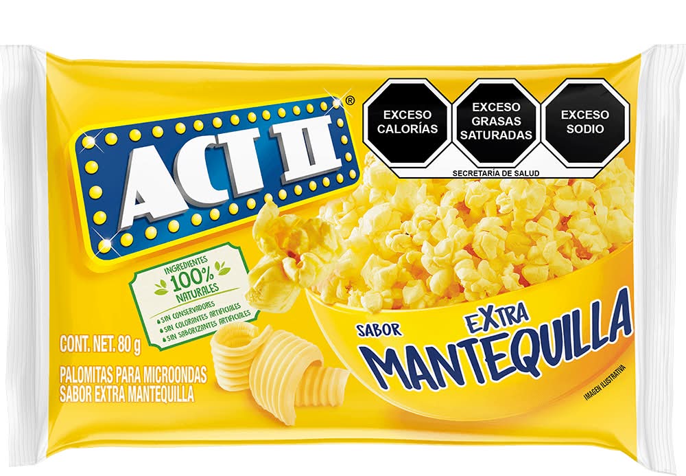 Act II · Palomitas para microondas, mantequilla (80 g)