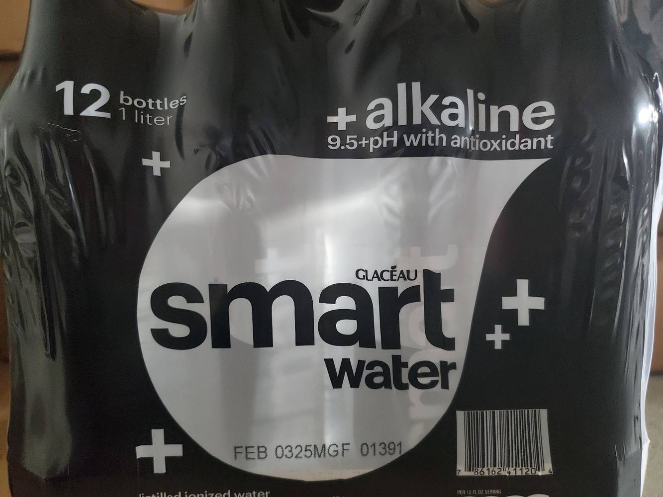 Smartwater - Alkaline w/antioxidant - 1ltr/12ct (1X12|1 Unit per Case)