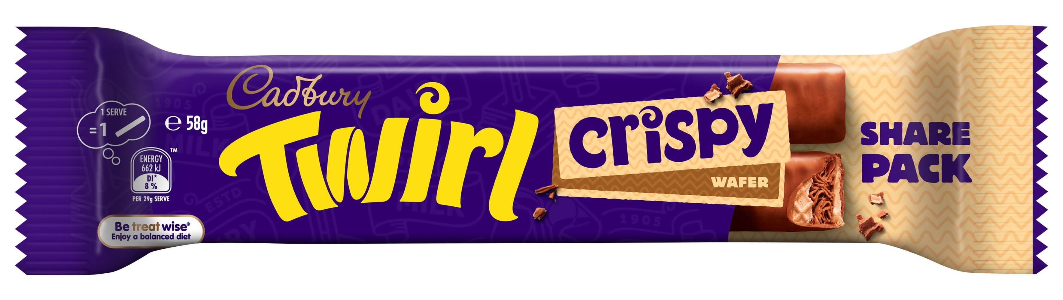 Cadbury Twirl Crispy Wafer 58g