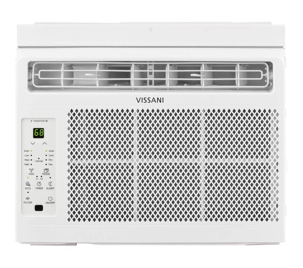 Vissani 5,000 Btu 115-Volt Window Air Conditioner For 150 Sq. Ft. Rooms In White
