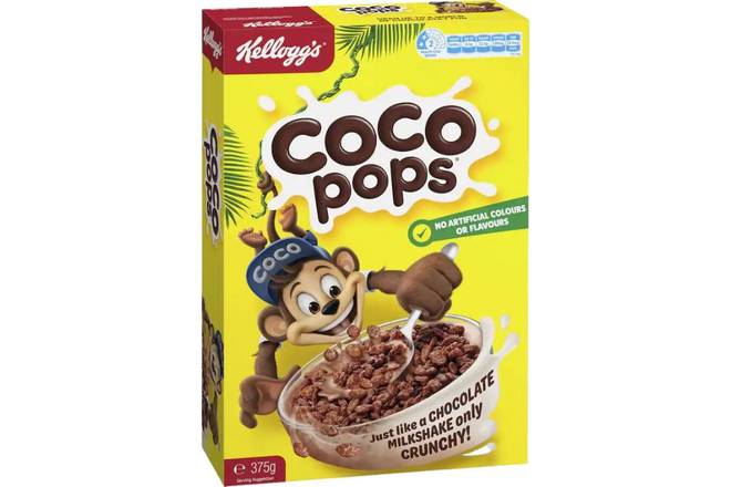 Kelloggs Cereal Coco Pops Original 375gm