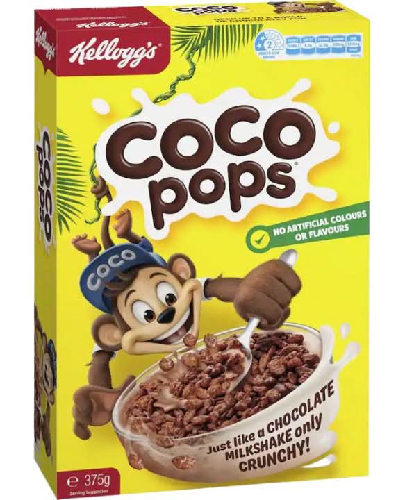 Kelloggs Cereal Coco Pops Original 375gm